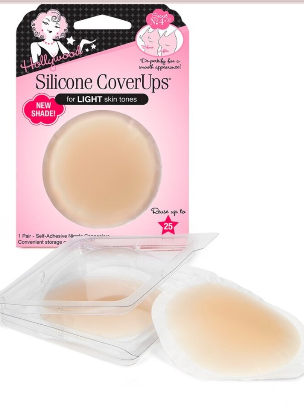 Hollywood Fashion Secrets Silicone CoverUps Size 1 - New